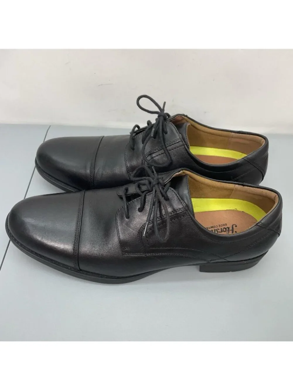 Florsheim Midtown Cap Toe Oxfords Dress Shoes Leather Black Mens 12 D